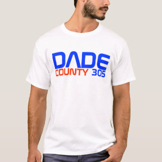 Miami skjorta "Dade County 305" speciell upplaga T-shirt