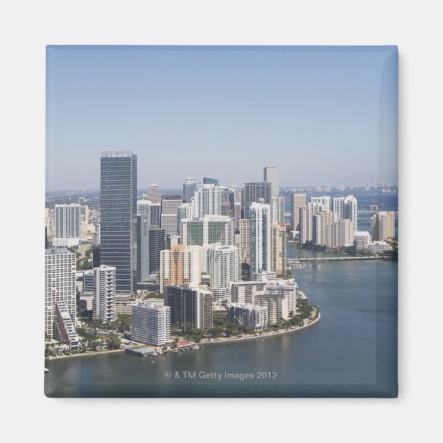 Miami Skyline 3 Magnet (Framsidan)