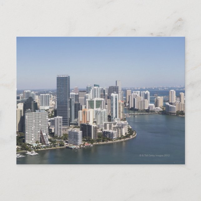 Miami Skyline 3 Vykort (Framsida)