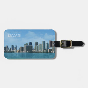Miami Skyline Bagagebricka