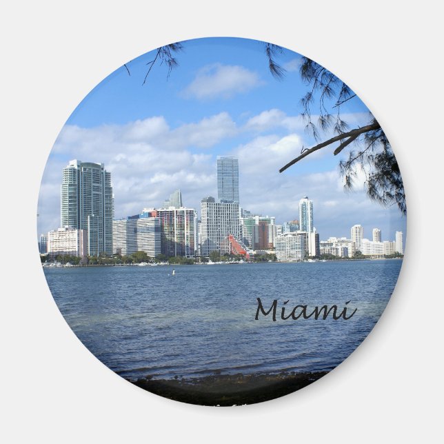Miami Skyline Magnet (Framsidan)