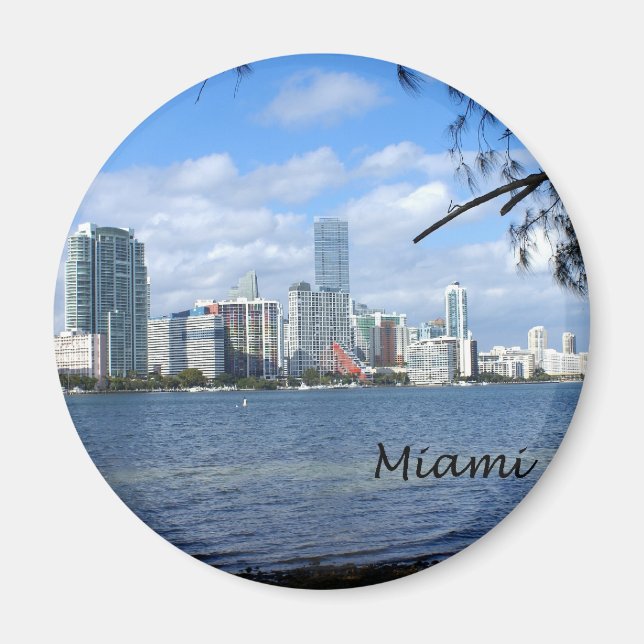 Miami Skyline Magnet (Framsidan)