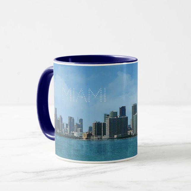 Miami Skyline Mugg (Framsida vänster)