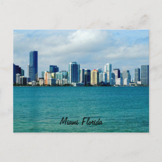 Miami Skyline-postkort Vykort