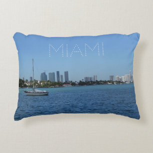 Miami Skyline Prydnadskudde