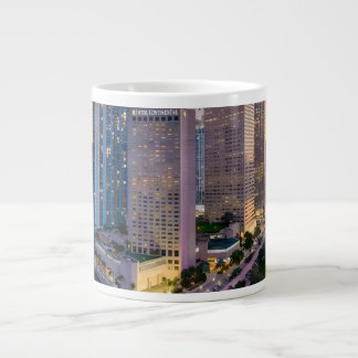 Miami Skyline Solnedgång med InterContinental Hote Jumbo Mugg
