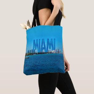 Miami Skyline Tygkasse