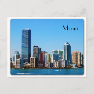 Miami Skyline - vykort