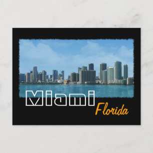 Miami Skyline Vykort
