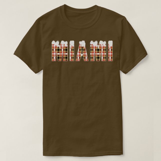 Miami Snö T Shirt (Design framsida)