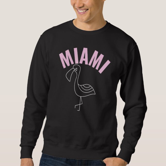 Miami Soccer Jersey Training Heron Lång Ärmad Tröja (Framsida)