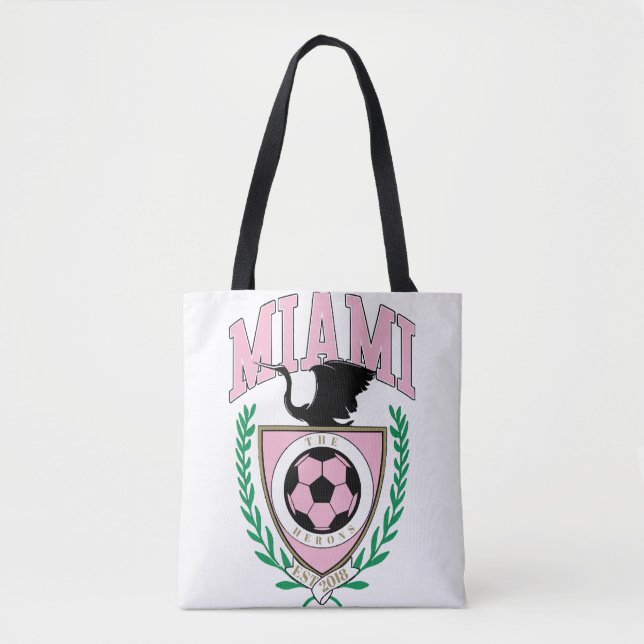 Miami Soccer Varsity Stil Tygkasse (Framsida)