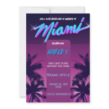 Miami sommar tjejveckoslut möhippa Inbjudan