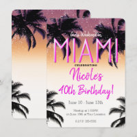 Miami Sommarflickor Helg Födelsedagsfest