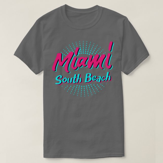 Miami South Beach T Shirt (Design framsida)