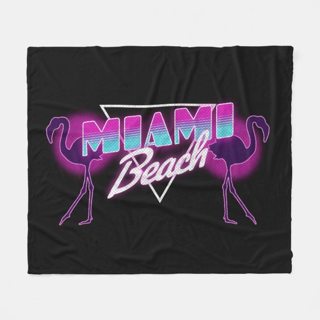 Miami strand fleecefilt (Framsidan (Horisontell))
