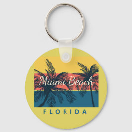 miami strand florida nyckelring
