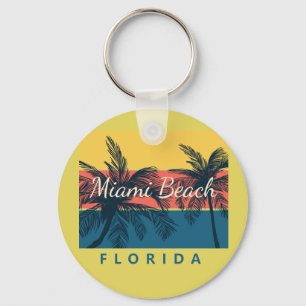 miami strand florida nyckelring