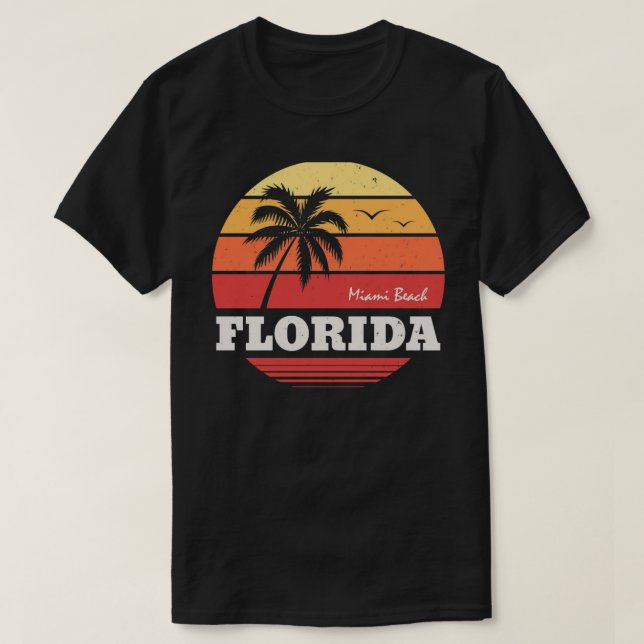miami strand florida shirt t (Design framsida)