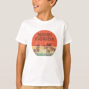 Miami strand Florida vintage sunset T Shirt