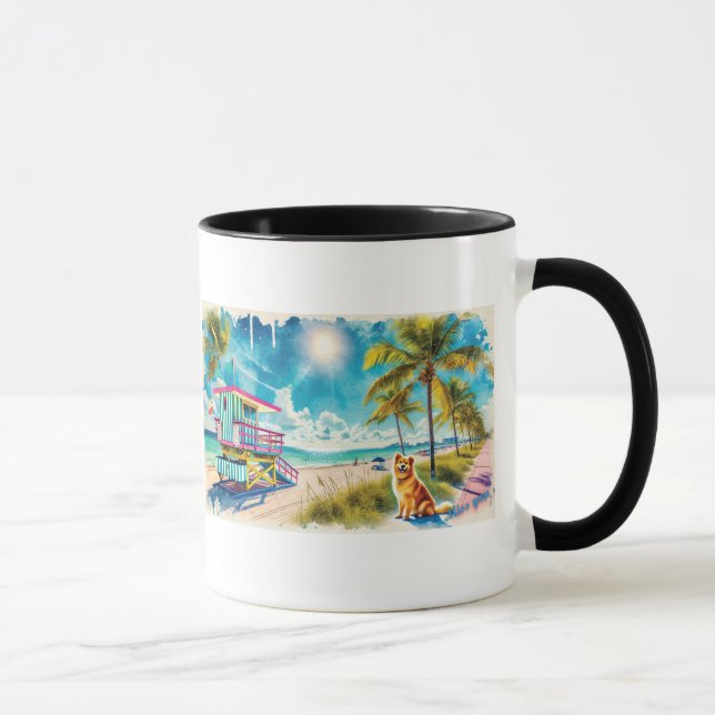 Miami strand mugg (Höger)