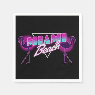 Miami strand pappersservett