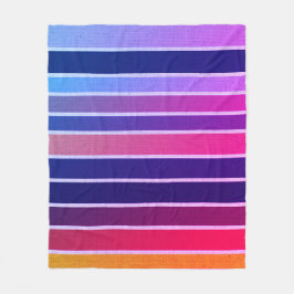 Miami Striped Fleecefilt