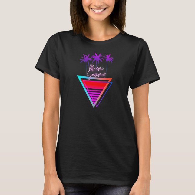 Miami Summer T Shirt (Framsida)