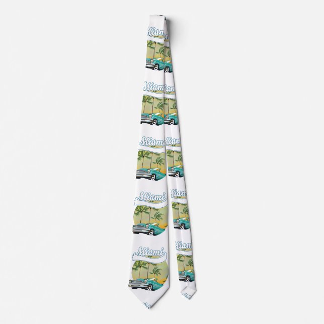 Miami Sunset logotyp Slips (Framsida)