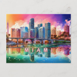 Miami The Magic City Vykort