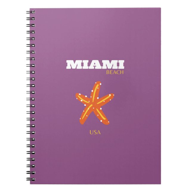 MIAMI, Travel Art Anteckningsbok (Framsidan)
