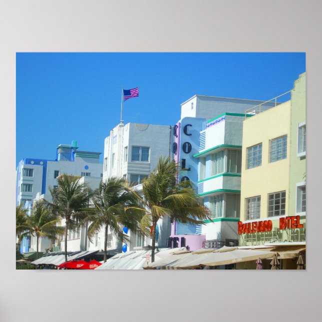 Miami Välkommen Poster (Framsidan)