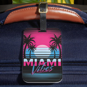 Miami Vibes Bagagebricka