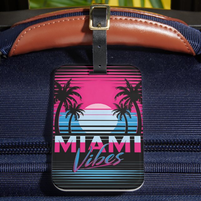 Miami Vibes Bagagebricka (Framsida Insitu 2)