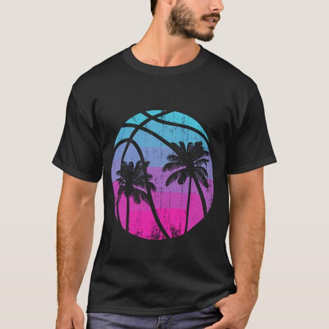 Miami Vice Basketball T Shirt (Framsida)