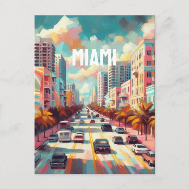 miami vykort (Framsida)