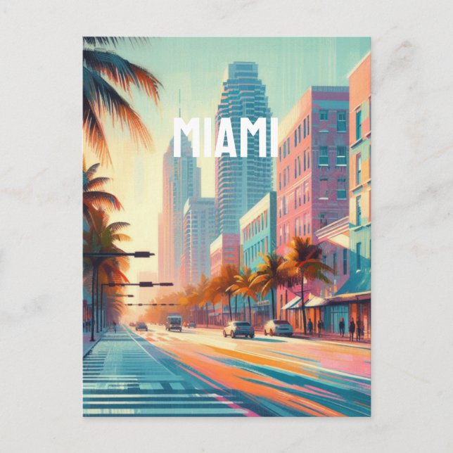 miami vykort (Framsida)