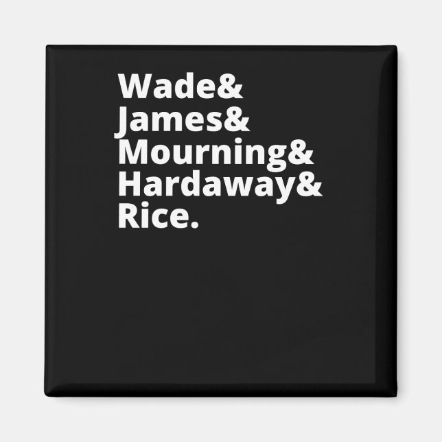 Miamis finaste magnet (Framsidan)