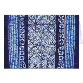 Miao indigoblå Tie-Färg #5 Hälsningskort