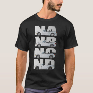 Miata Generation Silver T Shirt