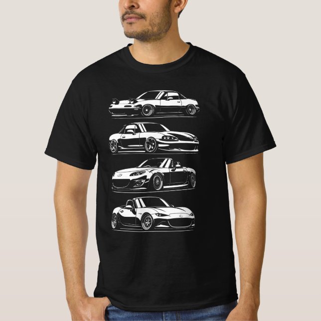 Miata generation t shirt (Framsida)