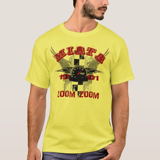Miata grafiska utslagsplatser 1991 t shirt (Framsida)