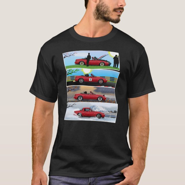 Miata hela säsongen t shirt (Framsida)