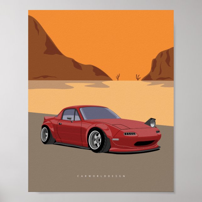 Miata MX5 Poster (Framsidan)