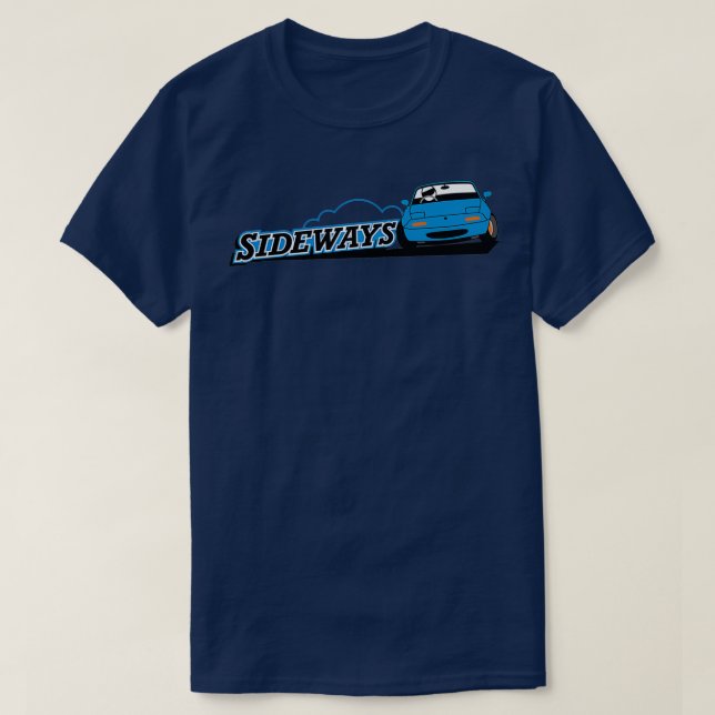 Miata Sideways T Shirt (Design framsida)