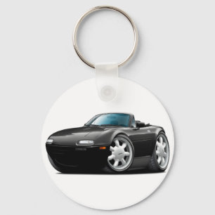 Miata svart bil 1990-98 nyckelring