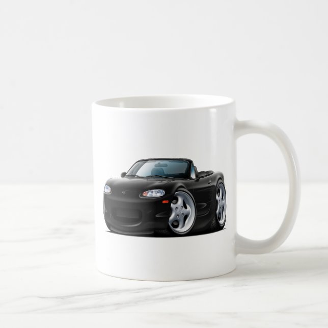 Miata svart bil 1999-05 kaffemugg (Höger)