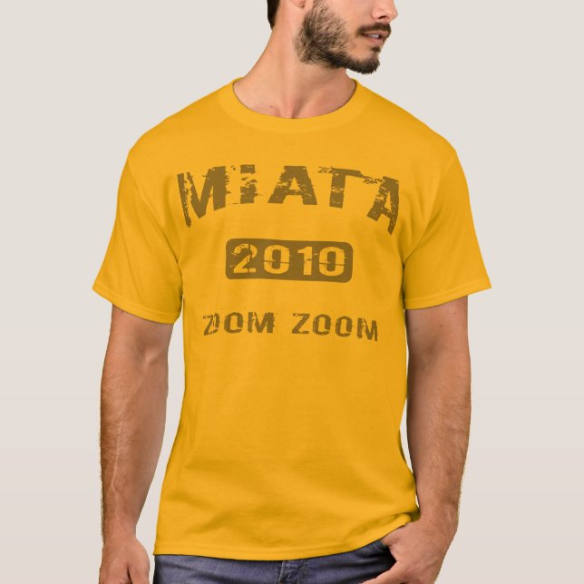 Miata utslagsplatsskjorta 2010 tee shirt (Framsida)