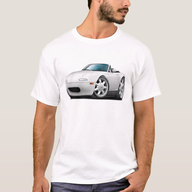 Miata vitbil 1990-98 tröja (Framsida)