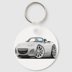 Miata vitbil 2009-13 nyckelring